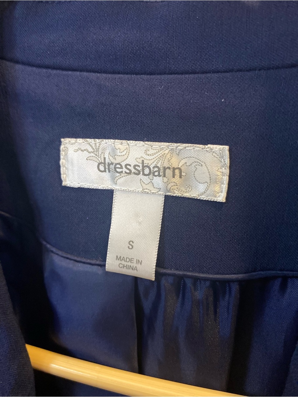 dressbarn Navy Tailored Blazer - Picture 3 of 5